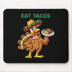 Thanksgiving Day Turkey Eat Tacos Mexican Sombrero Musmatta