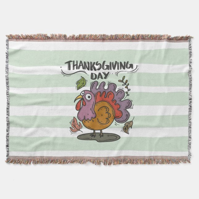 Thanksgiving Day- Turkey Filt (Framsidan)