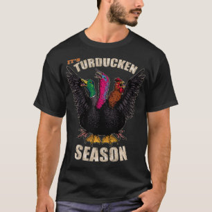 Thanksgiving Day Turkey Turducken Hunt Monster Ugl T Shirt