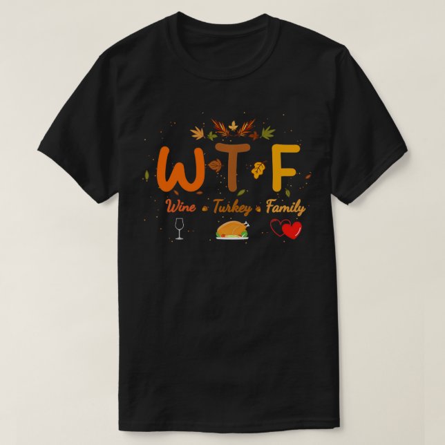 Thanksgiving Day Women T Shirt (Design framsida)