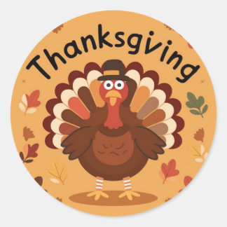 thanksgiving- dekal runt klistermärke
