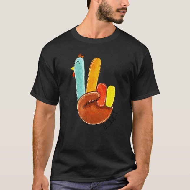 Thanksgiving Dekorations Turkey Stuffing Thankous T Shirt (Framsida)
