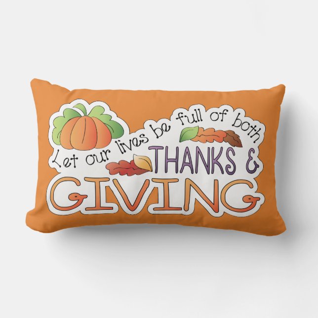 Thanksgiving Dekorativ kudde (Framsida)