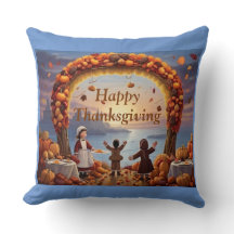 Thanksgiving Dekorativ kudde ankomst