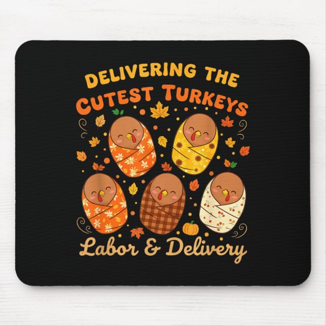 Thanksgiving Delivering The Cutest Turkeys Labor & Musmatta (Framsidan)