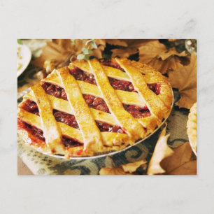 Thanksgiving Dessert Helg Vykort