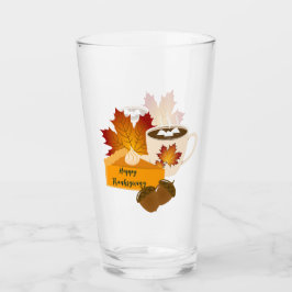 Thanksgiving Dinner Cuisine Pumpkin Paj Hett Choco Glaskopp