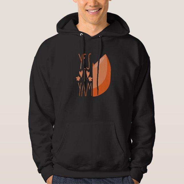 Thanksgiving Dinner Par Shes My Sweet Potato I Hoodie (Framsida)