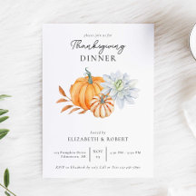 Thanksgiving Dinner Pumpkin Fall