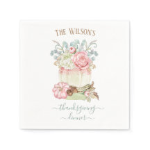 Thanksgiving Dinner Pumpkin Rosa Grönt