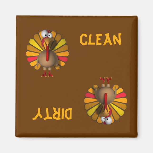 Thanksgiving Dishwasher Magnet (Framsidan)