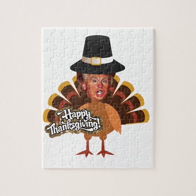 thanksgiving donald trumpturkey pussel (Vertikal)