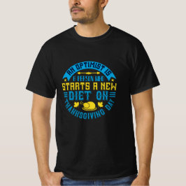 Thanksgiving - en optimering startar ny kost t shirt