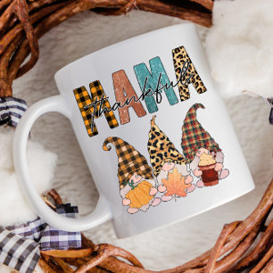 Thanksgiving Fall Gnomes Thankful Mamma Play Kaffemugg
