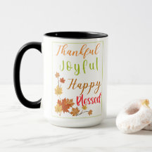 Thanksgiving Fall Season Gratitude Coffee eller Te