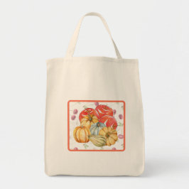 Thanksgiving Fall Season Livsmedel Shopping Tote B Tygkasse