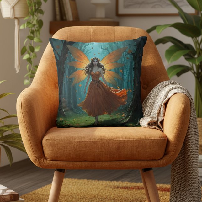 Thanksgiving Fantasy Art på hösten Kudde (Skapare uppladdad)