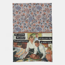 Thanksgiving - Färg hösthösten i höst Kökshandduk