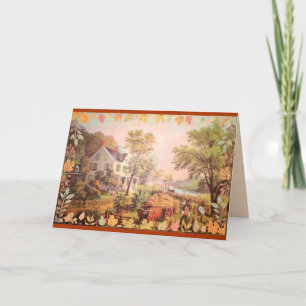 Thanksgiving Farmers Home Harvest Tack Kort