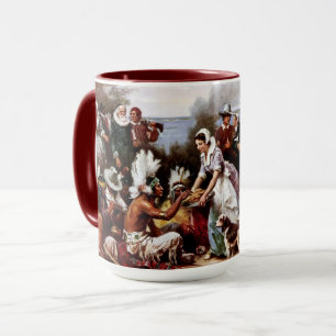 Thanksgiving Fine Art Gift Mugg