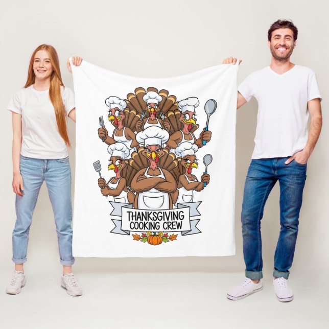 Thanksgiving Fleece Blanket (På plats)