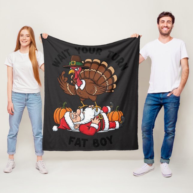 Thanksgiving Fleece Blanket (På plats)