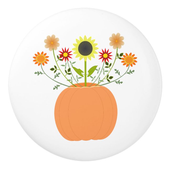 Thanksgiving Flowers in Pumpkin Knopp (Framsidan)