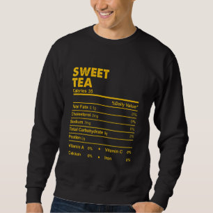 Thanksgiving Food Sweet Tea Nutritional Facts Lång Ärmad Tröja