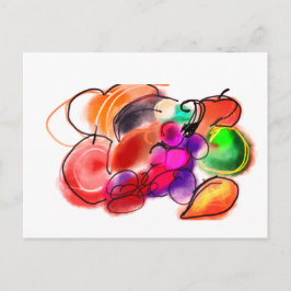 Thanksgiving food vykort