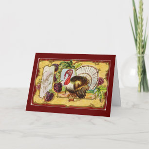Thanksgiving för dotter och familj helgkort