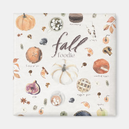 Thanksgiving för Fall Foodie Bucket List - middag Magnet