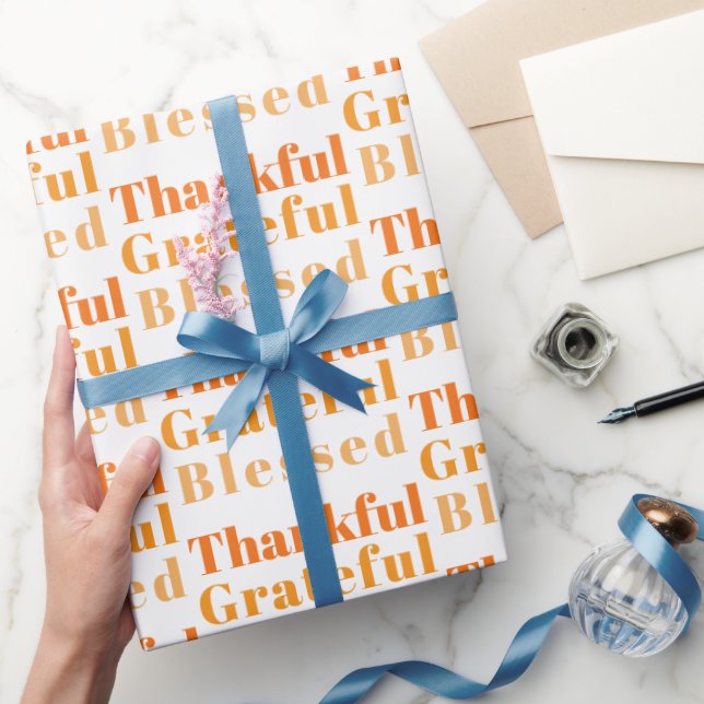 Thanksgiving för familjeinsamling presentpapper (Gifting)