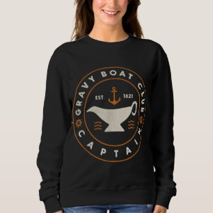 Thanksgiving för Funy Gravy Boat Kapten T Shirt