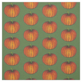 Thanksgiving för hösten Harvest Orange Pumpkin Pat Tyg