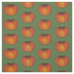 Thanksgiving för hösten Harvest Orange Pumpkin Pat Tyg