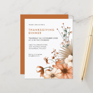 Thanksgiving för höstfälla i Inbjudan