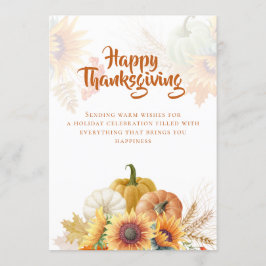Thanksgiving för hösthälsning av Blommigt Inbjudningar