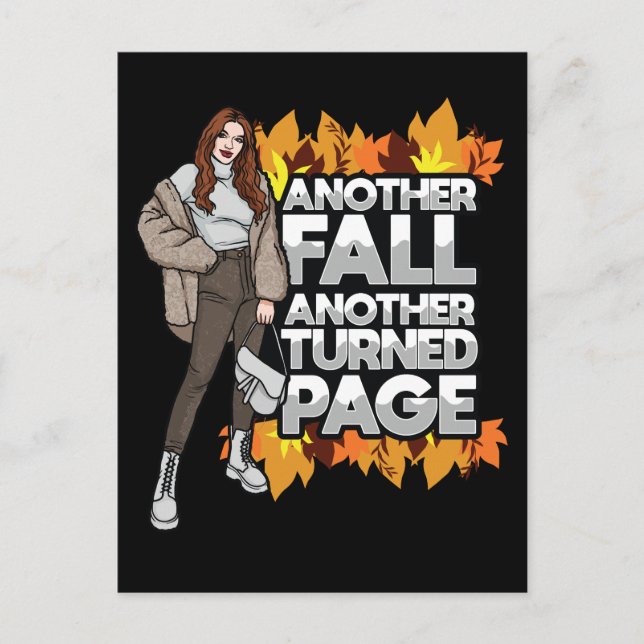 Thanksgiving för höstskörd för Pumpkin Spice Fall Vykort (Framsida)