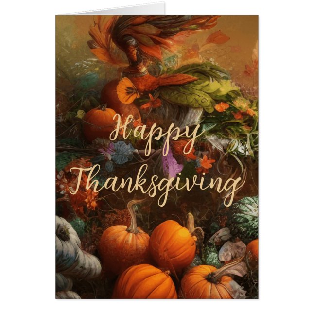 Thanksgiving för Hustning av Gratitude Personalize OBS Kort (Framsidan)