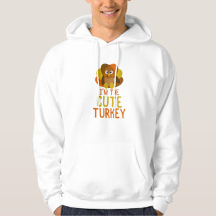 Thanksgiving för matchning av familj mellan luddig hoodie