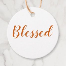 Thanksgiving för modern skript för välsignad orang gåvor etiketter