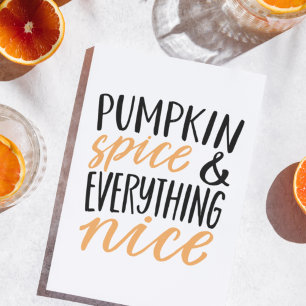 Thanksgiving för orange och svartspruta julkort