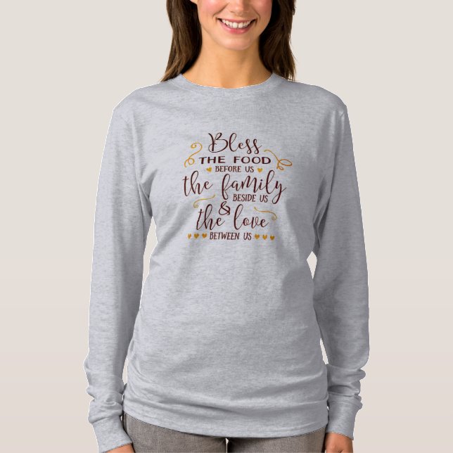 Thanksgiving för personlig t shirt (Framsida)
