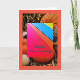Thanksgiving för regnbåge-Pride Kort