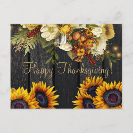Thanksgiving för skörd i happy thanksgiving helg vykort
