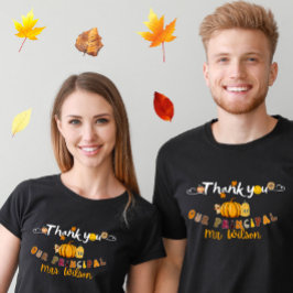 Thanksgiving för tackens huvudmål (lägg till Namn) T Shirt