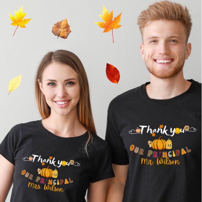 Thanksgiving för tackens huvudmål (lägg till Namn) T Shirt (Skapare uppladdad)