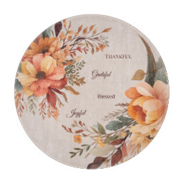 Thanksgiving för tacksam Grategul Blzed Blommigt