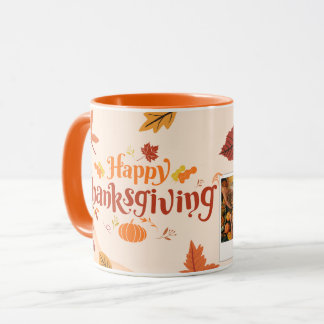 Thanksgiving för tacksamma hörningar mugg