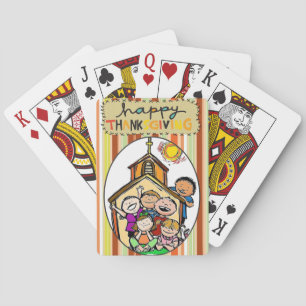 Thanksgiving för uppspelningskortskrin casinokort